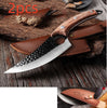 Heavy-Duty Butcher Knife – Small Scimitar for Boning & Skinning