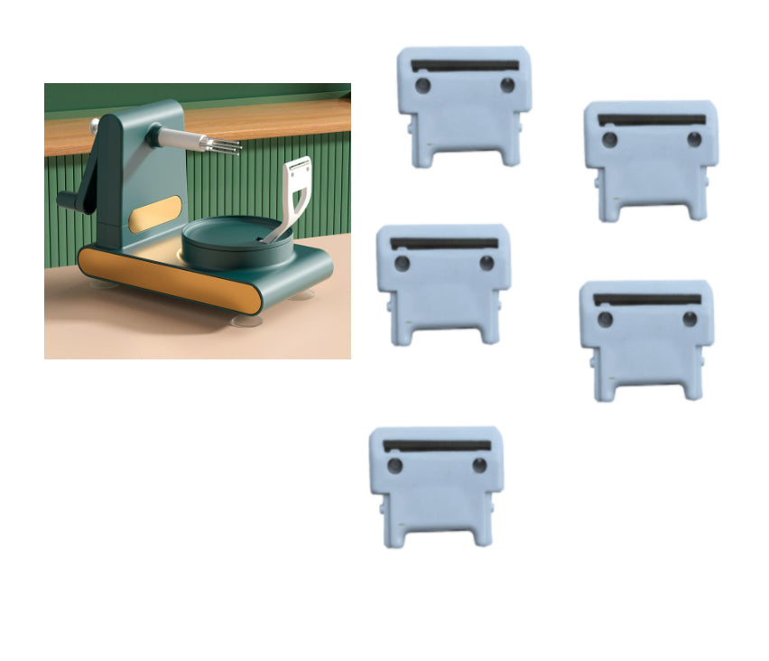 Multifunctional Hand-Cranked Peeler – Fruit and Vegetable Cutter, Slicer, and Corer for Home Kitchen