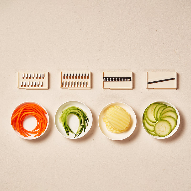 Multifunction Vegetable Cutter with Basket & Brush