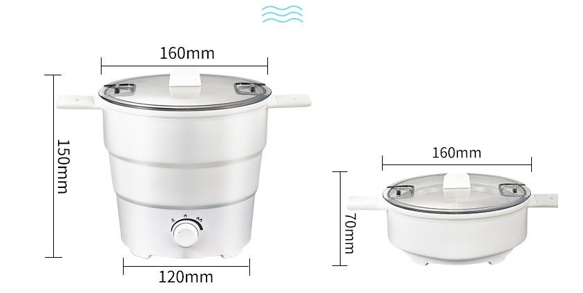 Mini Electric Noodle Cooker for Dorm & Travel