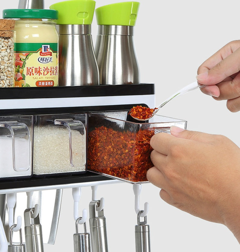 Multi-function Wall-Mounted Kitchen Racks