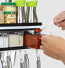 Multi-function Wall-Mounted Kitchen Racks