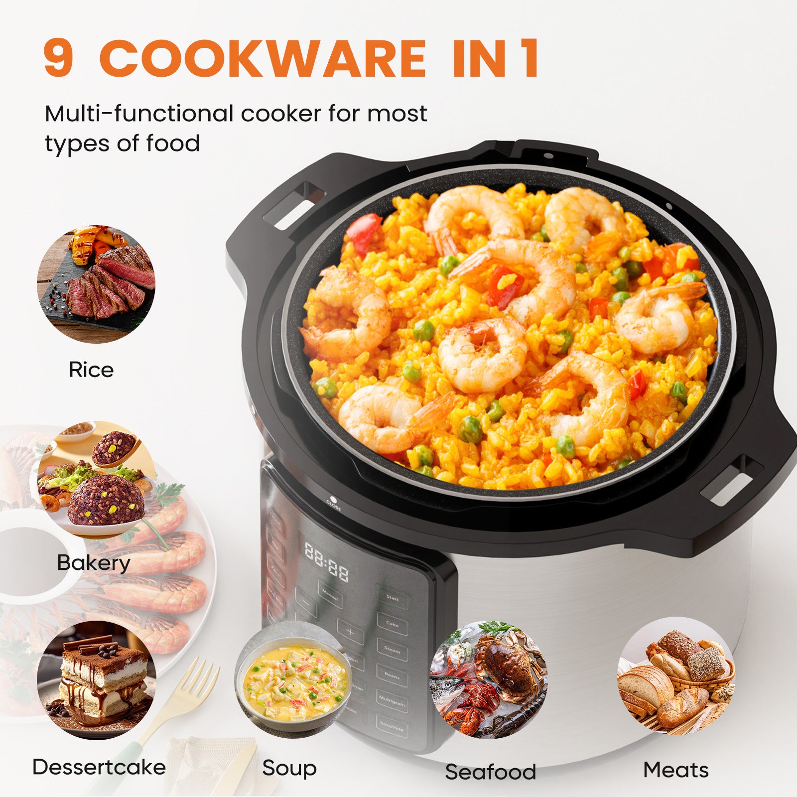 9 In 1 Electric Pressure Cooker