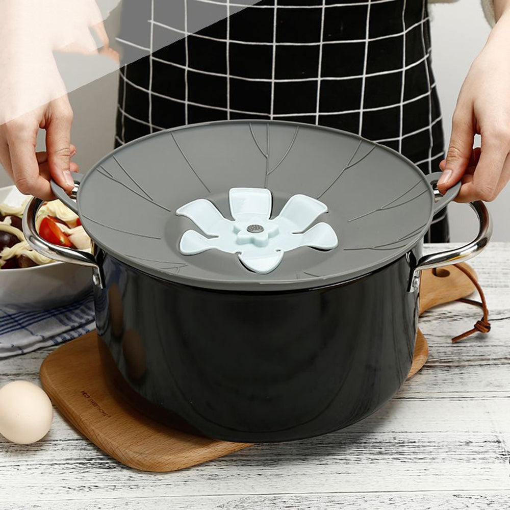 Kitchen Gadget Silicone Spill-Proof Pot Utensil Cover