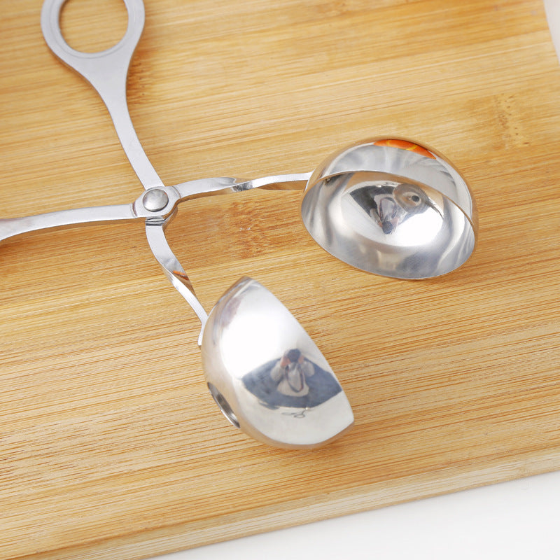 Stainless Steel Meat Baller Tongs Kitchen Gadgets
