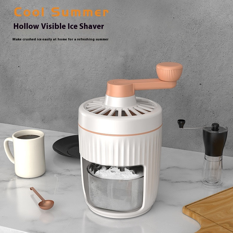 Hand-Cranked Ice Shaving Machine