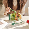 Portable Plastic Salad Pod All-In-One Container With Leak Proof Oats Container