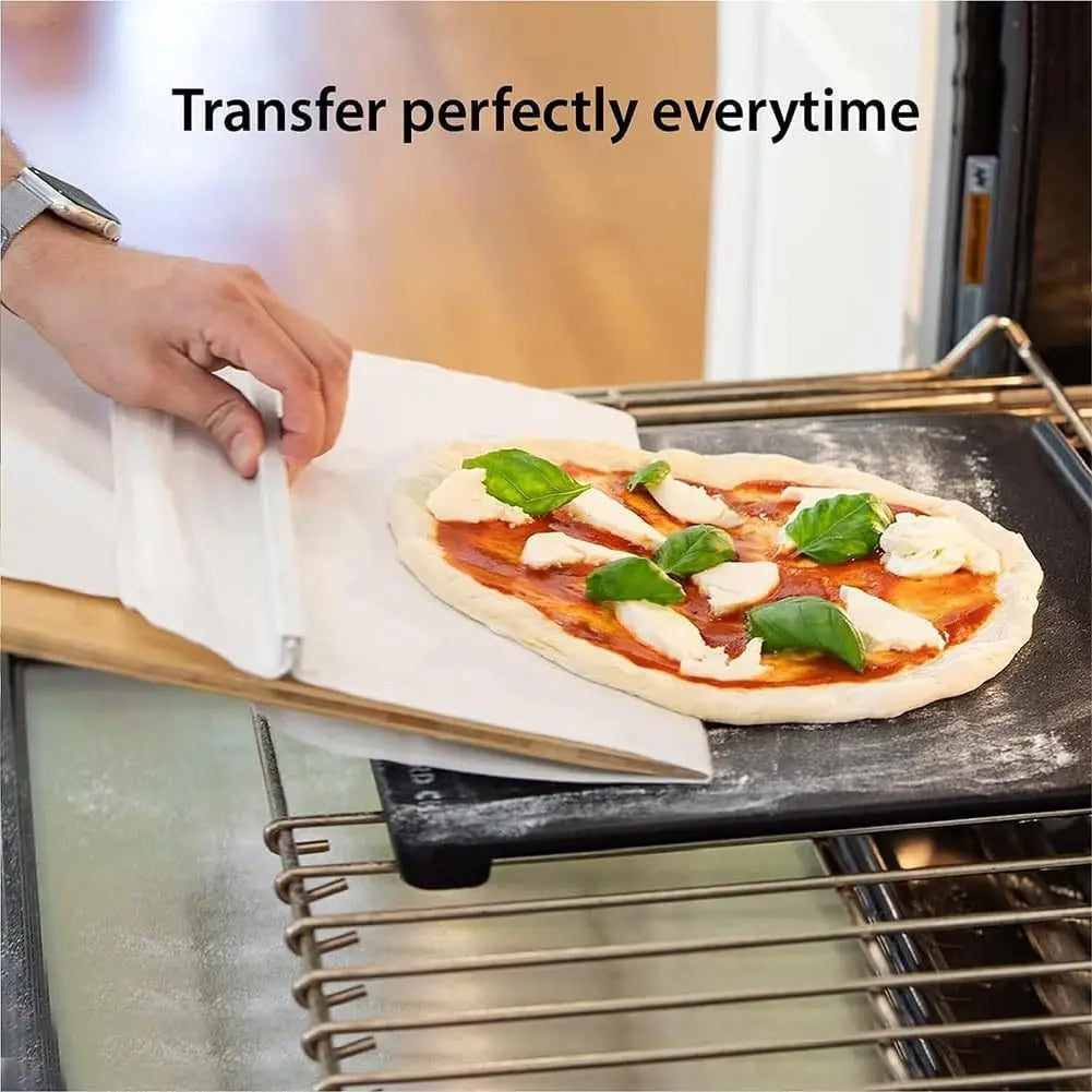 Sliding Pizza Shovel & Non-Stick Cutting Board