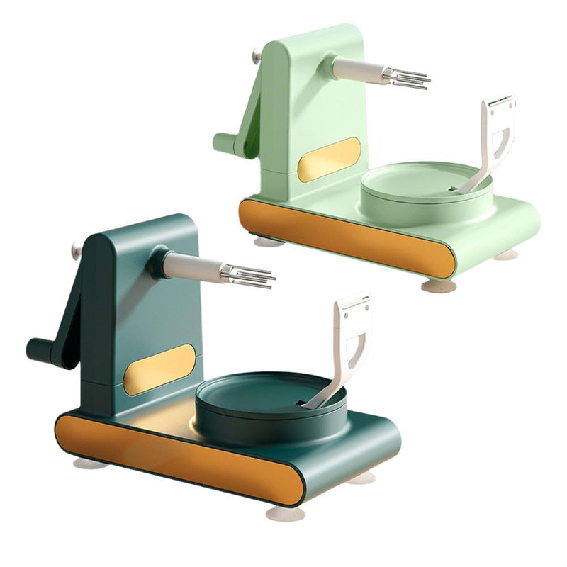 Multifunctional Hand-Cranked Peeler – Fruit and Vegetable Cutter, Slicer, and Corer for Home Kitchen