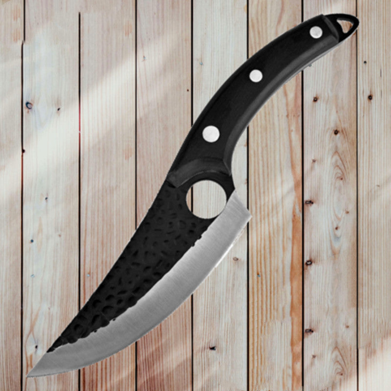 Heavy-Duty Butcher Knife – Small Scimitar for Boning & Skinning