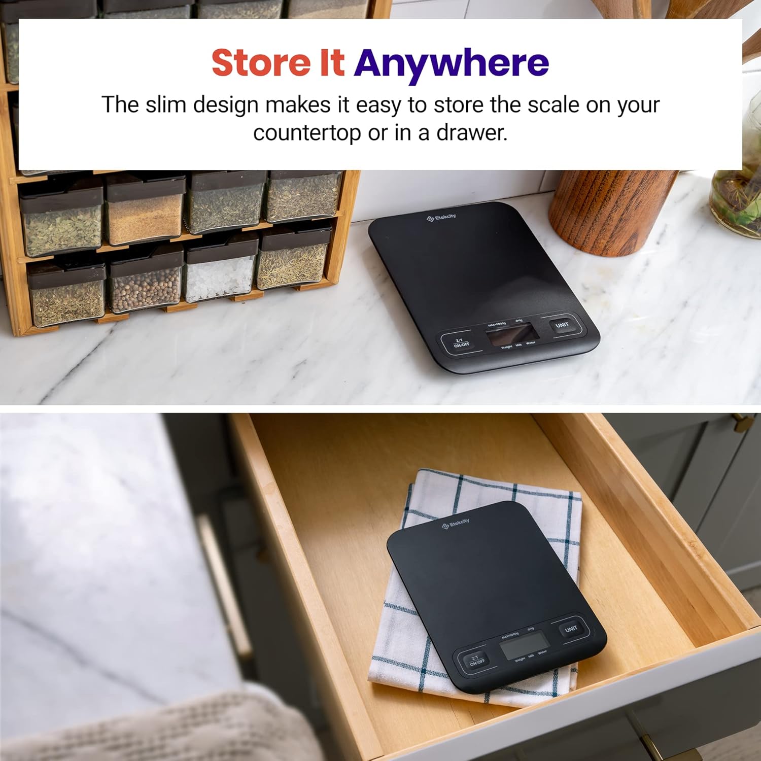Digital Food Kitchen Scale (Gram Precision)