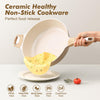 SENSARTE Ceramic Nonstick Frying Pan with Lid