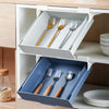 Cabinet Hanging Utensil Holder – Fork Spoon Knife Drawer Organizer