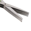 Multifunctional Multi-Layer Green Onion Scissors – Stainless Steel Herb & Spice Cutting Kitchen Scissors