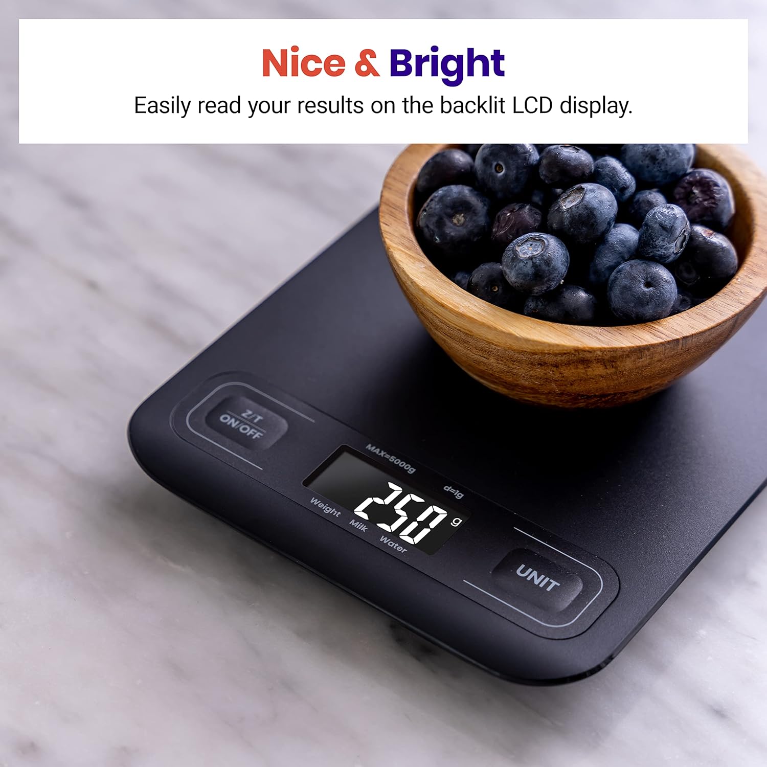 Digital Food Kitchen Scale (Gram Precision)