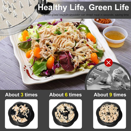 Chicken Shredder Tool with Brush and Fork