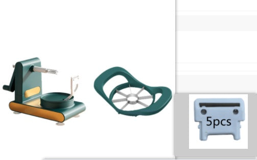 Multifunctional Hand-Cranked Peeler – Fruit and Vegetable Cutter, Slicer, and Corer for Home Kitchen